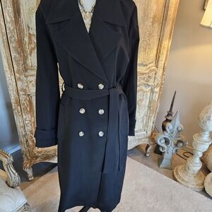Bagatelle Black Trench Coat XL